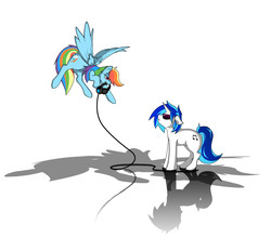 Size: 1341x1181 | Tagged: safe, dj pon-3, rainbow dash, vinyl scratch, g4