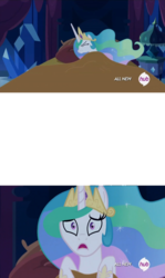 Size: 612x1024 | Tagged: safe, princess celestia, g4, celestia's nightmare, exploitable meme, meme, template