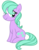 Size: 2975x3850 | Tagged: safe, artist:redshoebox, seashell (g1), earth pony, pony, g1, g4, coat markings, facial markings, female, g1 to g4, generation leap, high res, mare, simple background, sitting, solo, star (coat marking), transparent background, vector