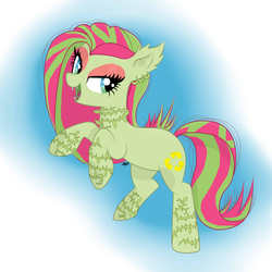 Size: 2000x2000 | Tagged: safe, artist:ladypurrfect, pony, high res, monster high, ponified, solo, venus mcflytrap