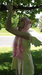 Size: 2160x3840 | Tagged: safe, artist:necronekochan, fluttershy, human, g4, cosplay, high res, irl, irl human, photo