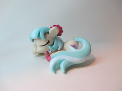 Size: 4608x3456 | Tagged: safe, artist:earthenpony, coco pommel, g4, female, irl, photo, sculpture, sleeping, solo