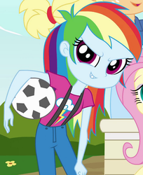 Size: 518x635 | Tagged: safe, screencap, rainbow dash, equestria girls, g4, cropped, female, freshman fair, outfit catalog, younger