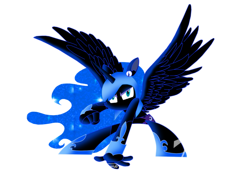 736842 - safe, artist:vulpes-erratum, nightmare moon, robot, g4