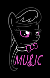 Size: 2000x3143 | Tagged: safe, artist:jackspade2012, octavia melody, g4, female, high res, poster, solo