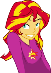 Size: 1913x2743 | Tagged: dead source, safe, artist:mineapple, artist:owlisun, sunset shimmer, equestria girls, g4, female, simple background, solo, transparent background, vector