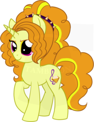 Size: 762x985 | Tagged: safe, artist:tambelon, adagio dazzle, pony, unicorn, equestria girls, g4, my little pony equestria girls: rainbow rocks, equestria girls ponified, female, lightly watermarked, mare, ponified, solo, watermark