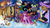 Size: 3840x2160 | Tagged: safe, artist:jorobro, berry punch, berryshine, rainbow dash, twilight sparkle, oc, alicorn, pony, friendship is manly, g4, alcohol, beard, berrycorn, berrytube, burger, dean mccoppin, dr bees, food, french fries, gabe newell, garrosh hellscream, gritted teeth, grumpy cat, hamburger, harry partridge, high res, hourglass, kerbal, meme, open mouth, pyro, race swap, smiling, smugdash, space needle, sweat, train, twilight scepter, twilight sparkle (alicorn), warcraft, wat, wide eyes, world of warcraft