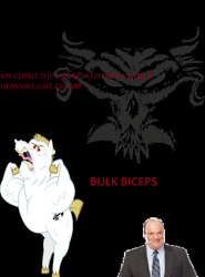 Size: 769x1038 | Tagged: safe, bulk biceps, g4, 1000 years in photoshop, logo, paul heyman, quote, text, wwe