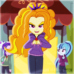 Size: 245x245 | Tagged: safe, screencap, adagio dazzle, aria blaze, sonata dusk, equestria girls, g4, my little pony equestria girls: rainbow rocks, animated, clothes, diner, female, gem, hips, jewelry, looking at you, necklace, siren gem, swaying hips, the dazzlings, wind