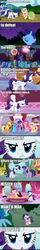 Size: 637x4011 | Tagged: safe, applejack, fluttershy, lyra heartstrings, pinkie pie, rainbow dash, rarity, spike, sweetie belle, trixie, twilight sparkle, pony, unicorn, g4, artifact, caption, female, i'll make a man out of you, mare, mulan