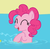 Size: 335x330 | Tagged: safe, edit, edited screencap, screencap, pinkie pie, g4, splash, splashing ponies, water