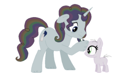 Size: 696x403 | Tagged: dead source, safe, artist:dandysanddemon, oc, oc only, oc:dream weaver, oc:nightshade, cancer, filly, horror, simple background, transparent background