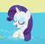 Size: 335x330 | Tagged: safe, edit, edited screencap, screencap, rarity, g4, splashing, splashing ponies, water