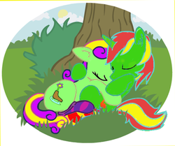 Size: 561x469 | Tagged: safe, oc, oc only, earth pony, pony, unicorn, female, recolor
