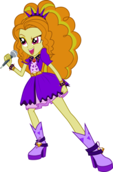 Size: 2280x3480 | Tagged: safe, artist:mit-boy, adagio dazzle, equestria girls, g4, my little pony equestria girls: rainbow rocks, .svg available, female, high res, microphone, solo