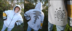Size: 1800x800 | Tagged: safe, artist:monostache, zecora, human, g4, clothes, customized toy, cutie mark, hoodie, irl, irl human, photo