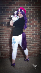 Size: 2932x5184 | Tagged: safe, artist:chikicosplay, rarity, human, g4, 2012, animazement, cosplay, high heels, irl, irl human, photo, shoes, solo