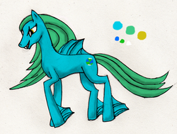 Size: 2064x1560 | Tagged: safe, artist:smilodoncat, oc, oc only, kelpie, gaia, solo