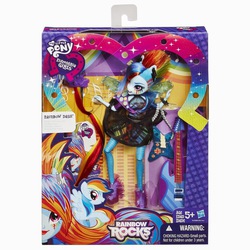 Size: 1500x1500 | Tagged: safe, rainbow dash, equestria girls, g4, my little pony equestria girls: rainbow rocks, box, doll, female, hair extensions, irl, photo, ponied up, toy