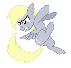 Size: 696x667 | Tagged: safe, artist:nukeleer, derpy hooves, pegasus, pony, g4, action pose, female, mare, simple background, solo, transparent background, vector