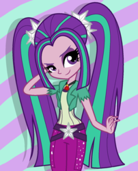 Size: 1024x1268 | Tagged: safe, artist:kasi-ona, aria blaze, equestria girls, g4, my little pony equestria girls: rainbow rocks, ariabetes, cute, female, gem, siren gem, solo