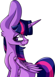 Size: 934x1295 | Tagged: safe, artist:vampdoq, twilight sparkle, alicorn, pony, g4, female, impossibly large ears, mare, solo, twilight sparkle (alicorn)