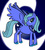 Size: 1692x1875 | Tagged: safe, artist:cookye306, princess luna, g4, crescent moon, female, s1 luna, solo