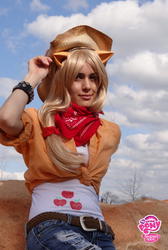 Size: 2843x4219 | Tagged: safe, artist:strange-black-cat, applejack, human, g4, cosplay, irl, irl human, photo