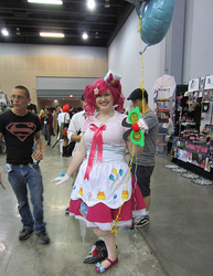 Size: 658x854 | Tagged: safe, artist:raeraecosplay, pinkie pie, human, g4, cosplay, irl, irl human, photo