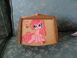 Size: 4320x3240 | Tagged: safe, artist:lindyart, pinkie pie, g4, box, customized toy