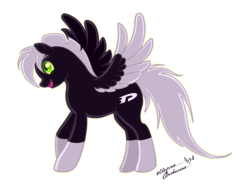 Size: 700x521 | Tagged: safe, artist:gryphonia, pony, danny phantom, ponified, solo