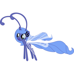 Size: 2585x2189 | Tagged: safe, artist:ssilverbeeze, princess luna, breezie, g4, breeziefied, female, high res, s1 luna, simple background, smiling, solo, transparent background