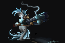 Size: 3000x2000 | Tagged: safe, artist:seventozen, dj pon-3, vinyl scratch, pony, g4, bass cannon, bipedal, female, high res, solo