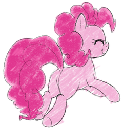 Size: 895x925 | Tagged: safe, artist:pegacornss, pinkie pie, g4, female, simple background, solo