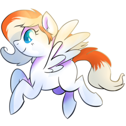 Size: 3000x3000 | Tagged: safe, artist:voraire, oc, oc only, oc:dusk shine, pegasus, pony, blank flank, female, flying, high res, mare, simple background, smiling, solo, spread wings, transparent background, wings