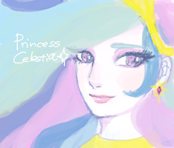 Size: 600x510 | Tagged: safe, artist:sie_48, princess celestia, human, g4, female, humanized, pixiv, solo