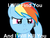 Size: 500x380 | Tagged: safe, artist:s.guri, rainbow dash, g4, caption, phone, taken