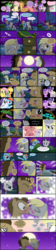 Size: 1440x6377 | Tagged: safe, artist:shwiggityshwah, amethyst star, applejack, derpy hooves, dinky hooves, doctor whooves, fluttershy, pinkie pie, rainbow dash, rarity, sparkler, spike, time turner, twilight sparkle, pegasus, pony, g4, a derpy date, clothes, comic, dress, female, kissing, male, mane seven, mane six, mare, ship:doctorderpy, shipping, straight, vector