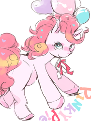 Size: 480x640 | Tagged: safe, artist:wan, pinkie pie, g4, female, pixiv, solo