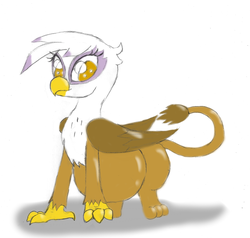 Size: 1280x1219 | Tagged: safe, artist:mlp-pregnancy-is-magic, gilda, griffon, g4, belly, female, preggilda, pregnant, solo