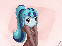 Size: 860x640 | Tagged: safe, artist:bazelini, sonata dusk, equestria girls, g4, clothes, female, hoodie, solo