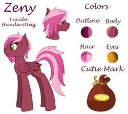 Size: 675x600 | Tagged: safe, artist:timid tracks, oc, oc only, oc:zeny, pegasus, pony, female, reference sheet, simple background, transparent background