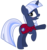 Size: 4438x4769 | Tagged: safe, artist:estories, oc, oc only, oc:silverlay, original species, umbra pony, g4, absurd resolution, blank flank, cape, clothes, cmc cape, simple background, solo, transparent background, vector