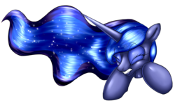 Size: 1968x1168 | Tagged: safe, artist:da-goddamn-batguy, edit, princess luna, alicorn, pony, g4, eyes closed, female, gritted teeth, mare, simple background, solo, transparent background