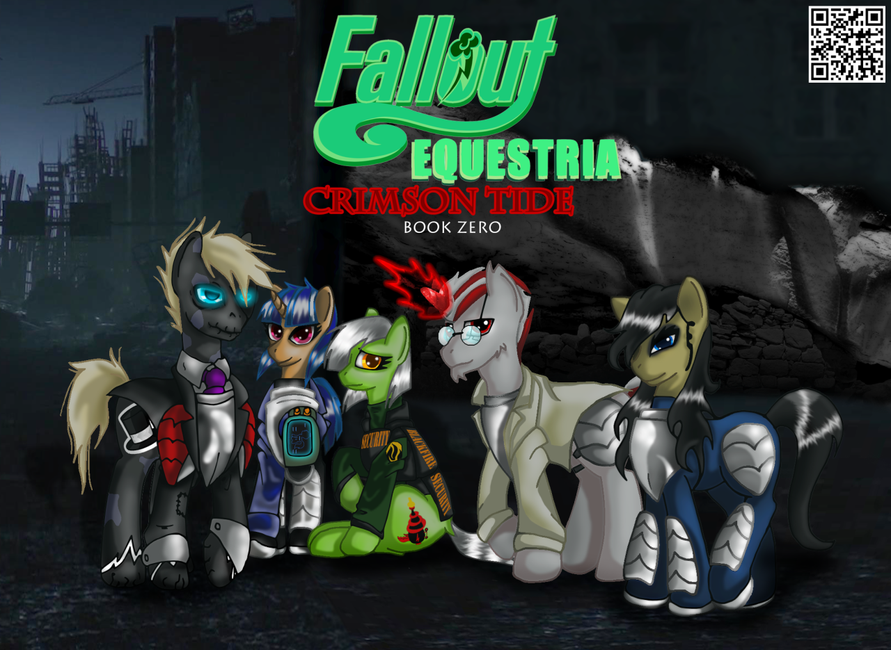 oc:sparkplug, oc:white veil, earth pony, ghoul, pony, undead, unicorn, <b>fall...</b>