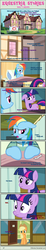 Size: 1004x5498 | Tagged: safe, artist:estories, applejack, rainbow dash, twilight sparkle, pony, unicorn, comic:seeds of darkness, g4, comic, hospital, unicorn twilight