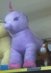 Size: 671x960 | Tagged: safe, twilight sparkle, g4, animated, bootleg, irl, off model, photo, plushie, tenso, toy, wat