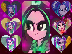 Size: 1024x768 | Tagged: safe, artist:aria--blaze, aria blaze, equestria girls, g4, my little pony equestria girls: rainbow rocks, collage