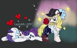 Size: 1280x800 | Tagged: safe, artist:sparklesthestarfox, rarity, g4, cavendish, crossover, one piece, ponified, rose